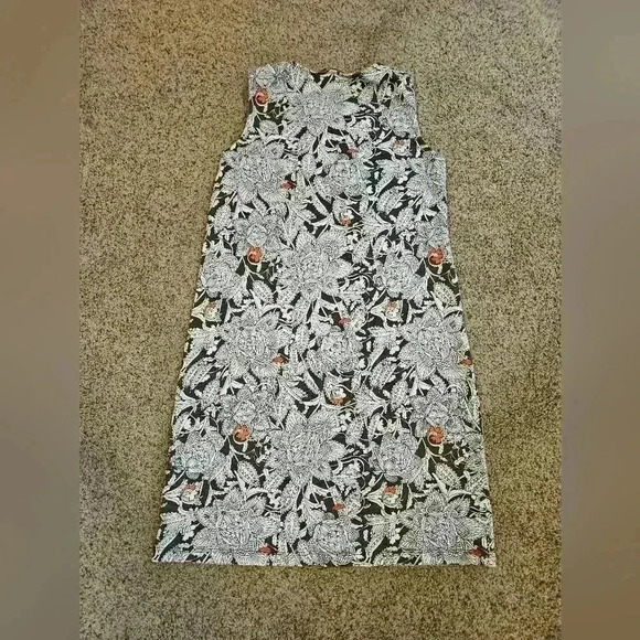 100% Cotton Boden Boho Summer Sleeveless Floral Dress, Size 4 - Picture 4 of 5